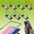 Beidseitiger Magnet / Glas Bumper Handy Tasche Etuis Case Hülle für Smartphones