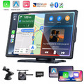 9 Zoll Wireless Autoradio Tragbarer Android Auto & Apple Carplay GPS Dashcam