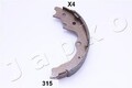 JAPKO 55315 Bremsbackensatz, Feststellbremse hinten für MAZDA