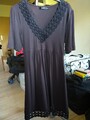 Braunes Kleid mit Spitze von Zero, Größe 36 - NEU