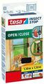 Tesa Fliegengitter Insect Stop Open/close Anthrazit 1,3 X 1,5 M 55033-00021-00