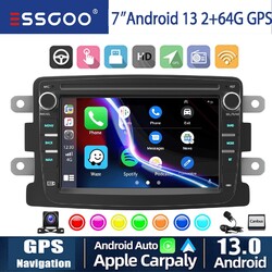Android 13 Carplay Autoradio Für Renault Dacia Duster Sandero Lodgy GPS KAM 64GB