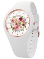 Ice-Watch ICE 017575 flower bouquet Small Damenuhr Rosen Uhr neu Silikon weiß M8