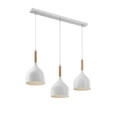 Euluna Hängeleuchte Noak Deckenlampe Pendelleuchte Lampe 3-flg E27 weiß holz317