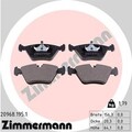 20968.195.1 ZIMMERMANN Bremsbelagsatz, Scheibenbremse für BMW