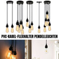 Vintage Lampenfassung E27 Hängelampe Retro Pendelleuchte Lampenfassung mit kabel