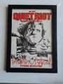 "Quiet Riot Condition Critical 1980er GERAHMT Single WERBUNG MUSIK POSTER A4 8X12"