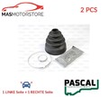 ACHSMANSCHETTE ANTRIEBSWELLE PAAR TRANSMISSION END PASCAL G6C002PC 2PCS I NEU