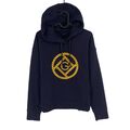 GANT Damen Marineblauer Seil-Icon Hoodie Pullover Größe M