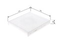 Bosch 1 987 435 108 Filter, Innenraumluft für LEXUS MAZDA  passend für SUBARU