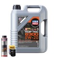 Motoröl 0W20 LIQUI MOLY Top Tec 6300 5L+HENGST Ölfilter +Ölschlammspülung