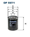 Ölfilter Anschraubfilter OP 597/1 FILTRON für MAZDA 2 6 Kombi CX-30 CX-5 CX-7 3