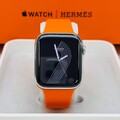 Apple Watch HERMES series6 44mm GPS + Cellular Silber Edelstahl Akku B
