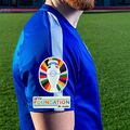 2024 UEFA Euro 2024 Pokal + Foundation Patch Jersey-Armband-Band