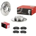 brembo BREMSSCHEIBEN 228mm + BELÄGE VORNE passend für FIAT PANDA 141 MARBELLA