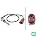 Sensor Abgastemperatur geschraubt 2-polig 340mm Kabel HELLA für u.a. AUDI A4