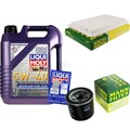 INSPEKTIONSKIT FILTER LIQUI MOLY ÖL 5L 5W-40 für Mazda 2 DE 1.3 1.5 BK 1.6 1.4
