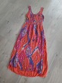 Warehouse Seiden SILK Kleid M 38 leuchtende Farben