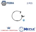 014 800 0100 ABS SENSOR DREHZAHLFÜHLER MEYLE 2PCS FÜR MERCEDES-BENZ C-CLASS