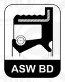 ELRING 312.010 Wellendichtring, Kurbelwelle für Mercedes Seat