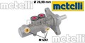 metelli 05-0832 Hauptbremszylinder Bremszylinder für Porsche für VW 
