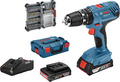 Bosch Professional 18V System Akku Schlagbohrschrauber GSB 18V-21 (Inkl. 2X2,0 A