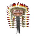 Indianerhäuptling Federkopfschmuck Hut Kopfbedeckung für Party Karneval