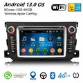 8-Kern Android 13 DAB+ Autoradio Mercedes Smart Fortwo 64GB Carplay Wifi Navi 4G