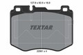 TEXTAR Bremsbelagsatz, Scheibenbremse 2206101 für MERCEDES-BENZ