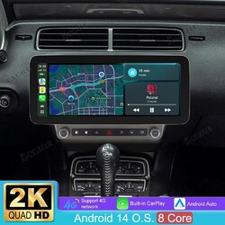12.3" 4G+64G Android 14 Autoradio Für Chevrolet Camaro 2010-2015 GPS NAV CarPlay