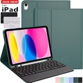 QWERTZ Tastatur Hülle Mit Stifthalter Für iPad 10./11. Generation A16 11" 2025