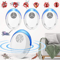 4er/set Ultraschall Schädlingsbekämpfer Pest Repeller Mückenschutz Ratten Abwehr