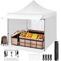 Faltpavillon 3x3M UV Schutz 50+ Popup Pavillon Faltbar Partyzelt mit Markise`