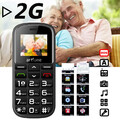 1400mah Seniorenhandy Telefon Großtastenhandy Dual SIM Rentner Handy Ladestation