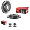 brembo SPORT BREMSSCHEIBEN+BELÄGE HINTEN passend für JEEP GRAND CHEROKEE 4 IV WK