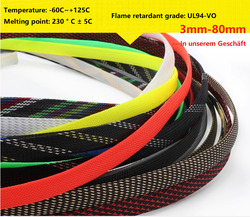 Gewebeschlauch Geflechtschlauch PET Isolierschlauch Kabelschutz Kabelschlauch