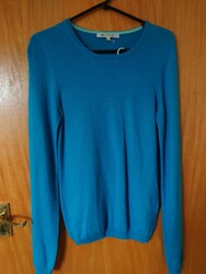 EWM 100% Kaschmir super weicher, warmer türkis Damen Pullover Gr. XS einmal getragen 