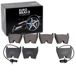 EUROBRAKE BREMSBELÄGE SATZ VORDERACHSE PASSEND FÜR AUDI A4 A5 A6 R8 VW PHAETON