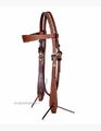 Western Imports Westerntrense Texas Star Trense Harness Leder Vollblut Cob braun