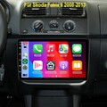 32G Carplay Autoradio GPS NAVI WIFI Android 14 FM RDS Für Skoda Fabia II 2008-13