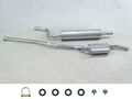 IMASAF Auspuff Set NEU für Mercedes /8 W115 200 220 230 240D Mitteltopf Endtopf
