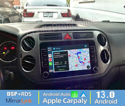 Für VW Tiguan 2009-2017 Android 13 Autoradio CarPlay 2+32GB GPS WIFI SWC FM BT