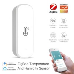 1-4x Tuya Smart Wifi/ZigBee Temperature Humidity Sensor Monitor for Alexa Google