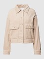 OPUS - Damen Cordjacke mit Pattentaschen - Modell 'Hegola' in beige - GR. M