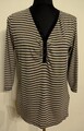Betty Barclay stretch Damen Bluse, Damenbluse, Tunika Gr. 38, braun/schwarz