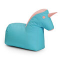 Einhorn Sitzsack für Kinder Beanbag Sessel mit EPS Perlen Füllung Bezug waschbar