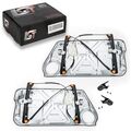 2x Fensterheber manuell Metallplatte vorne Haltewinkel für VW New Beetle 1C