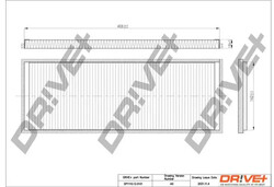 Innenraumfilter Partikelfilter DP1110.12.0101 Dr!ve+ für OPEL IRMSCHER