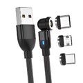 3A Schnell Ladekabel 3 in 1 Magnet für Handy Micro USB C Typ-C iPhone Samsung