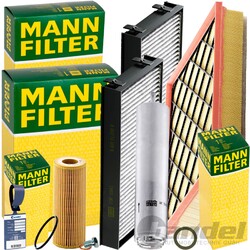 MANN FILTER INSPEKTIONSPAKET passend für 3.0 sd+35d BMW X5 E70 X6 E71 E72 286 PS